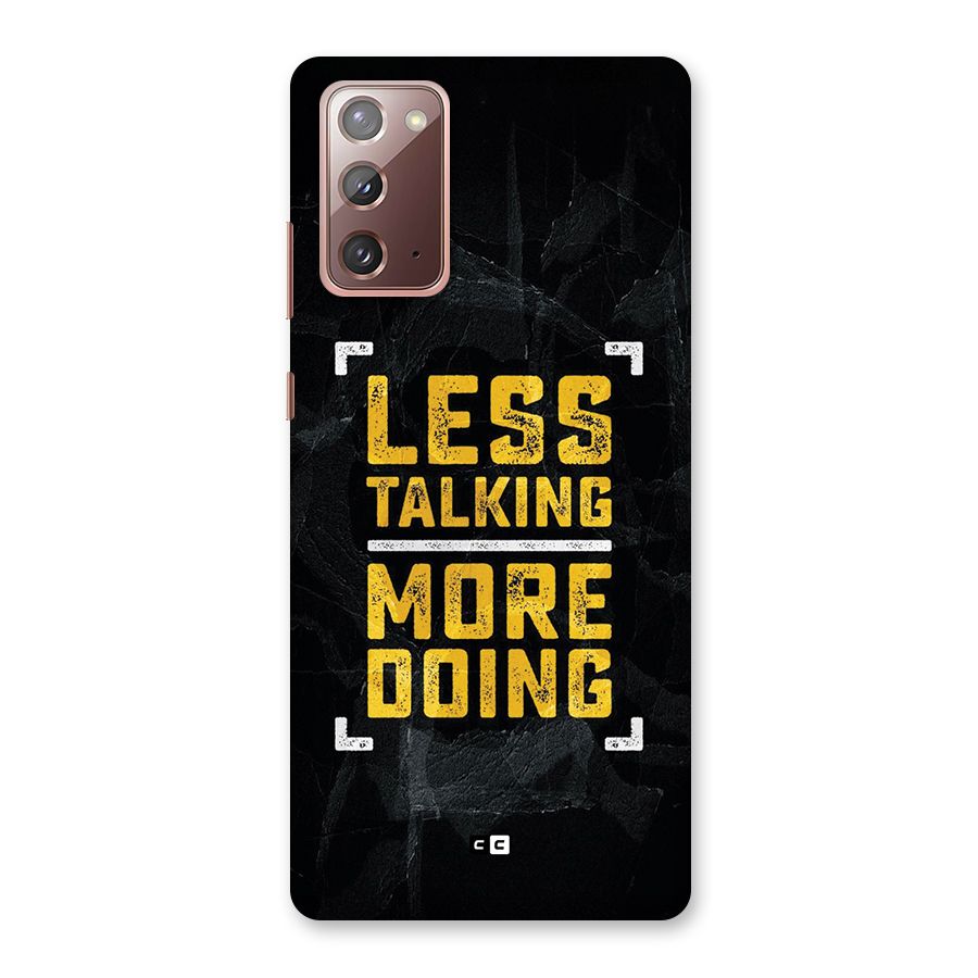 Less Talking Back Case for Galaxy Note 20