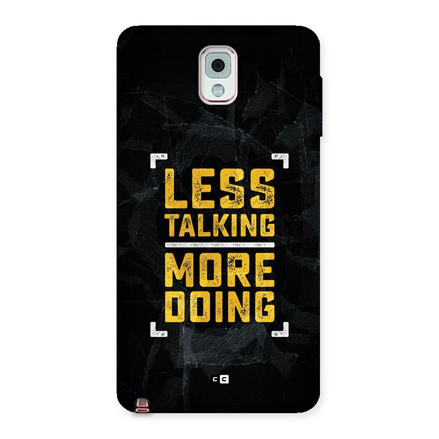Less Talking Back Case for Galaxy Note 3