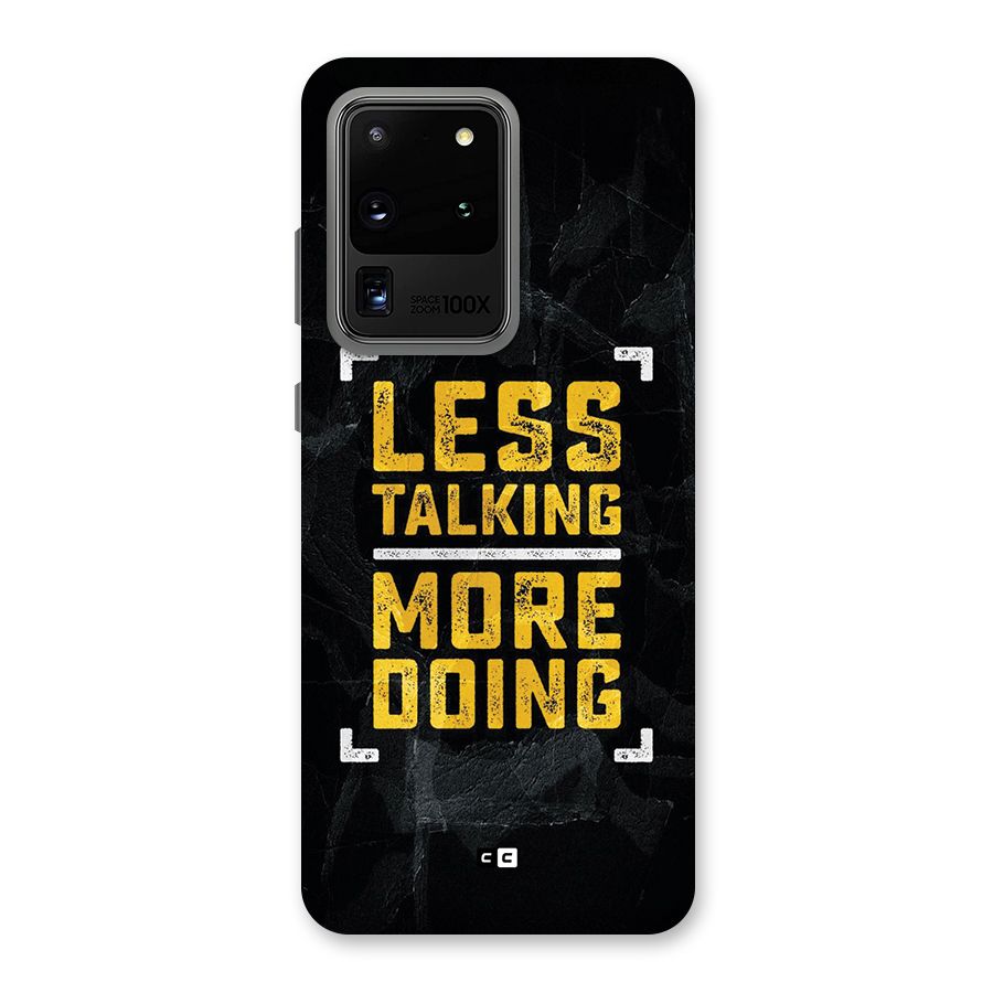 Less Talking Back Case for Galaxy S20 Ultra