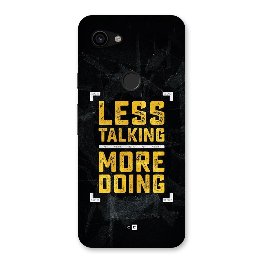 Less Talking Back Case for Google Pixel 3a