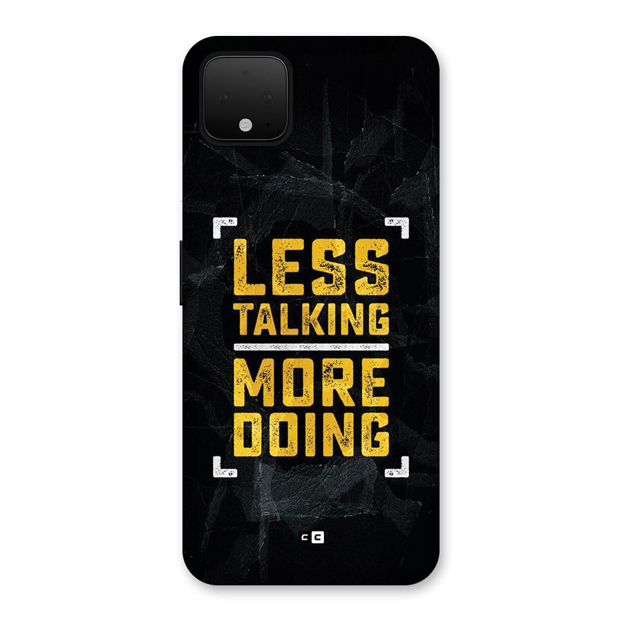 Less Talking Back Case for Google Pixel 4 XL
