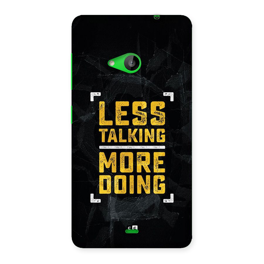 Less Talking Back Case for Lumia 535