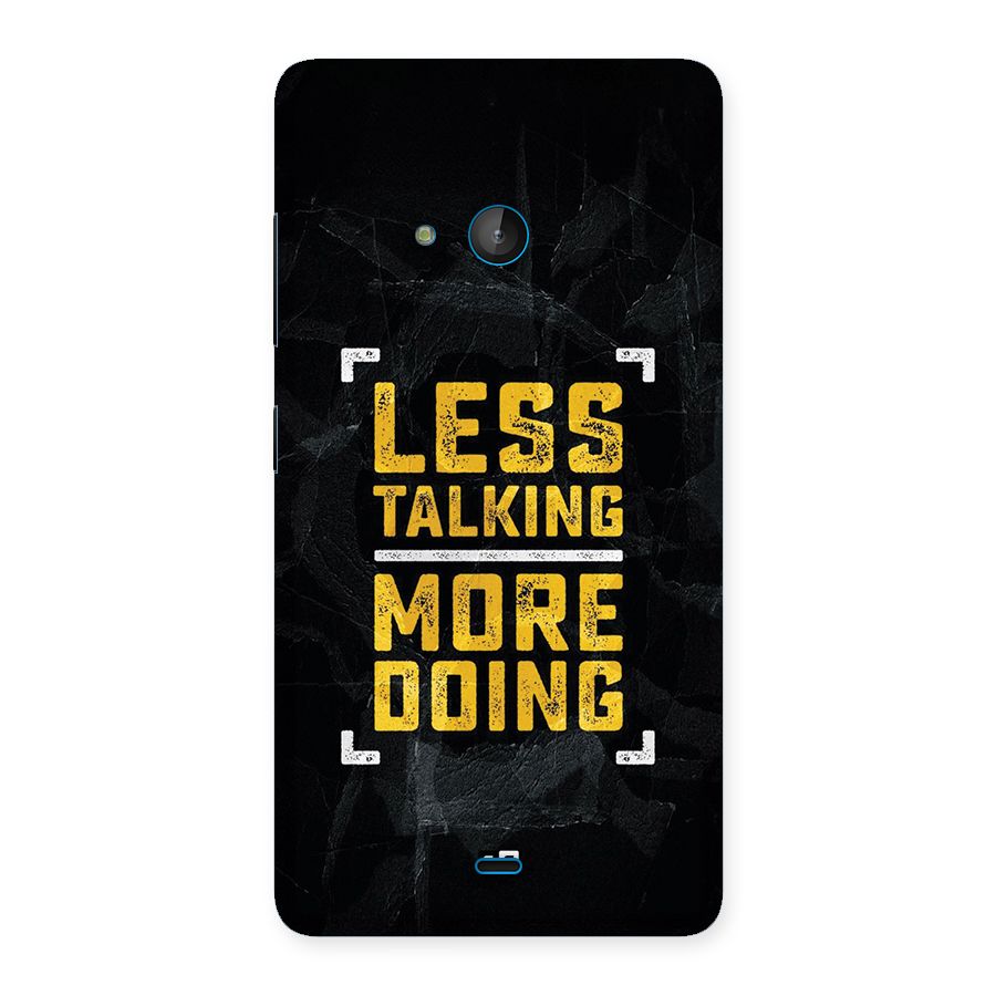 Less Talking Back Case for Lumia 540