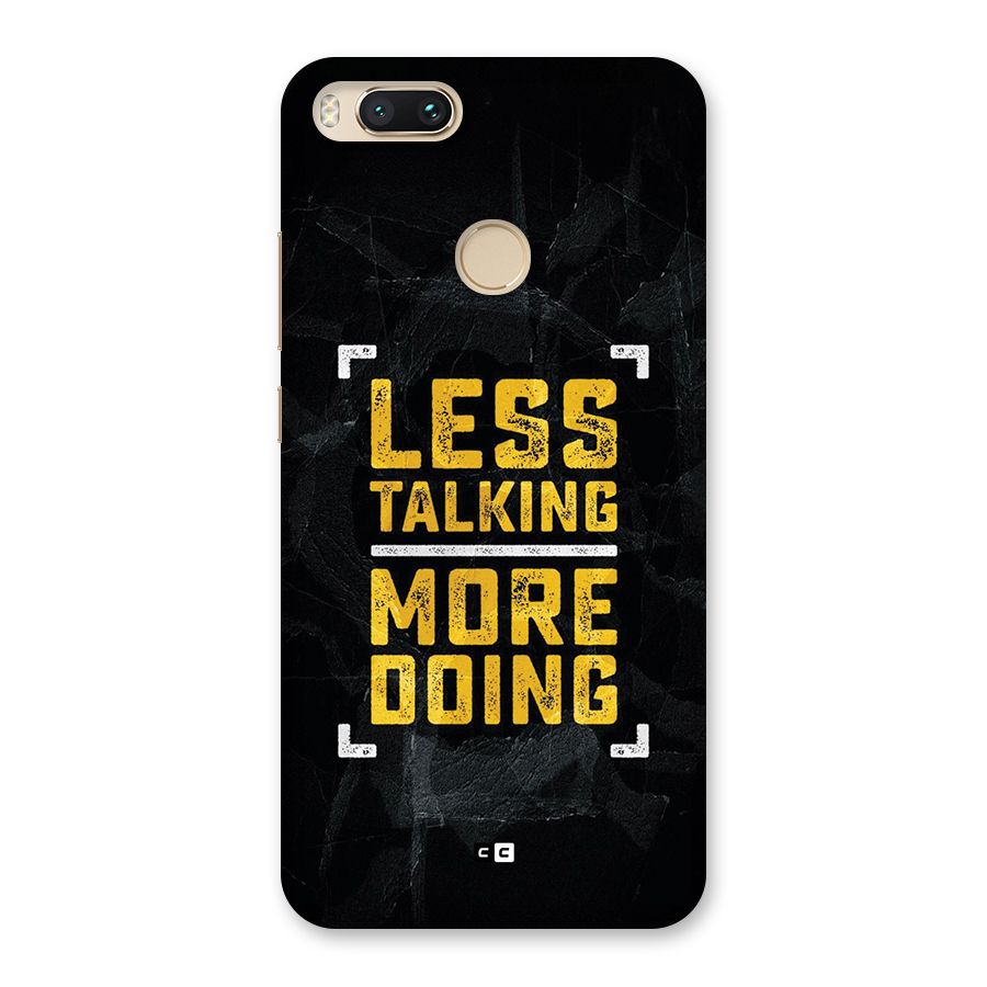 Less Talking Back Case for Mi A1