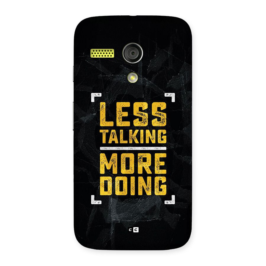 Less Talking Back Case for Moto G