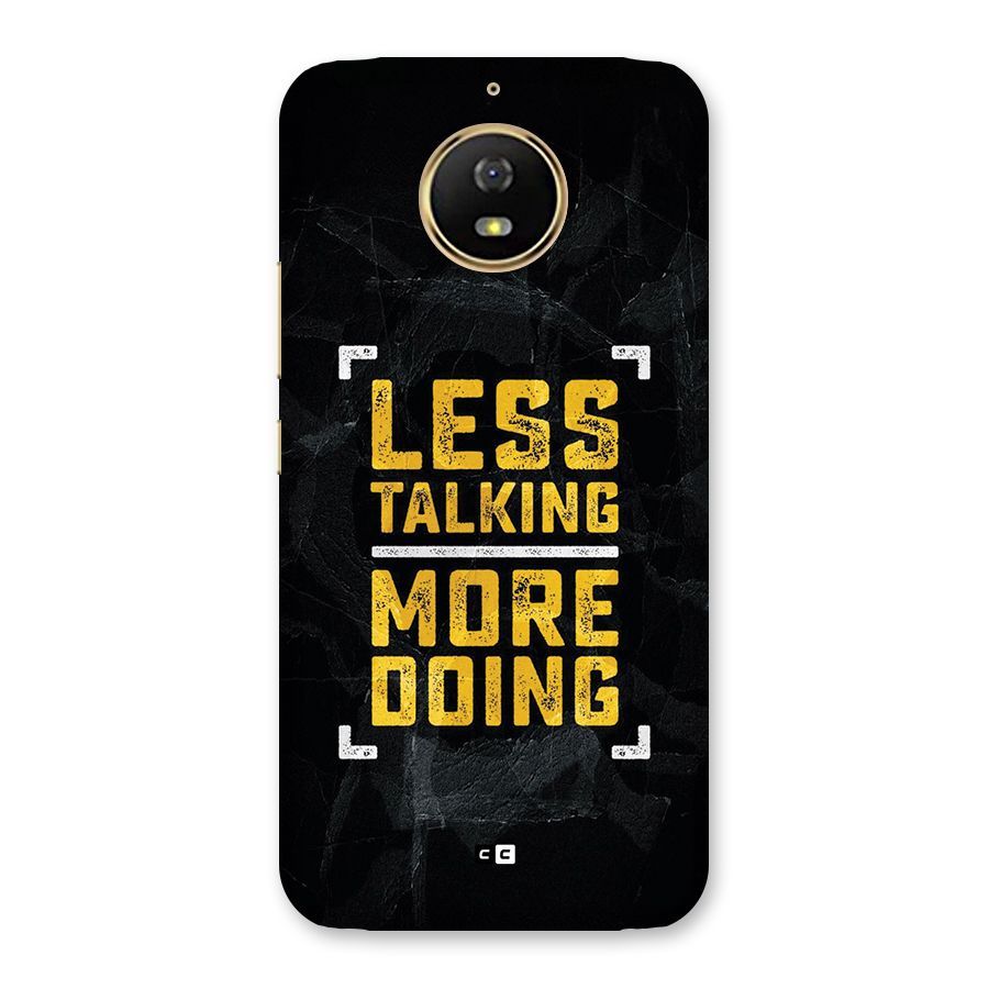 Less Talking Back Case for Moto G5s