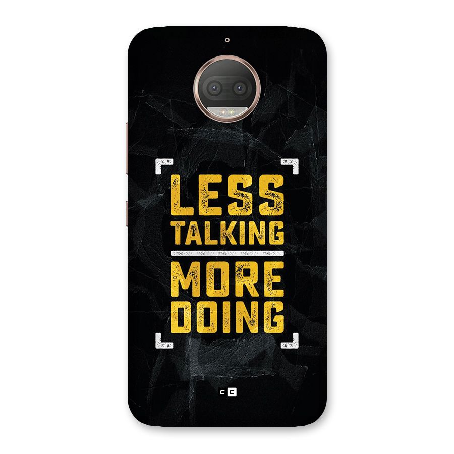 Less Talking Back Case for Moto G5s Plus