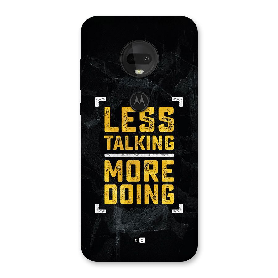 Less Talking Back Case for Moto G7