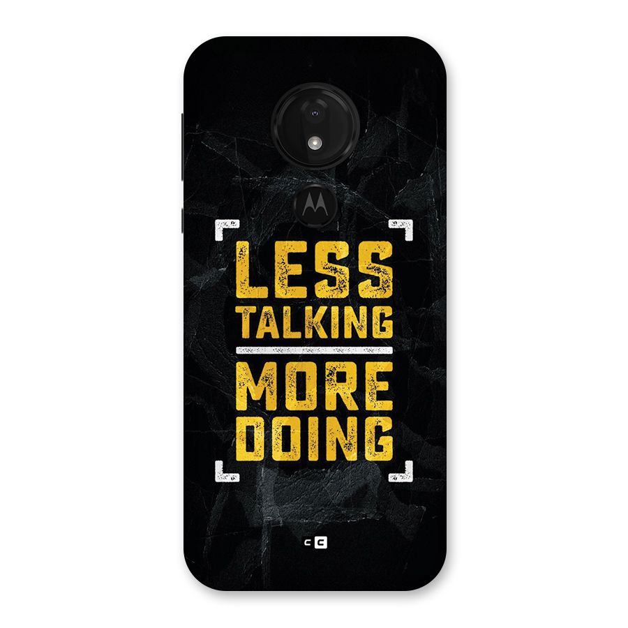 Less Talking Back Case for Moto G7 Power