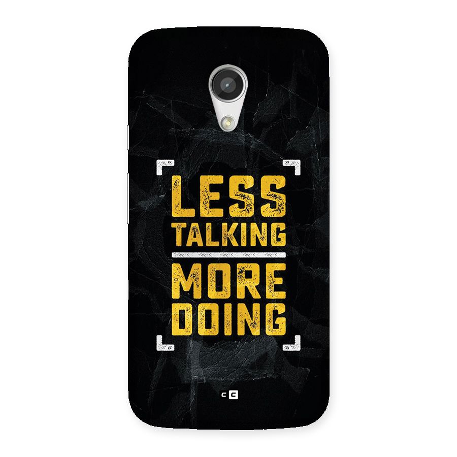Less Talking Back Case for Moto G 2nd Gen