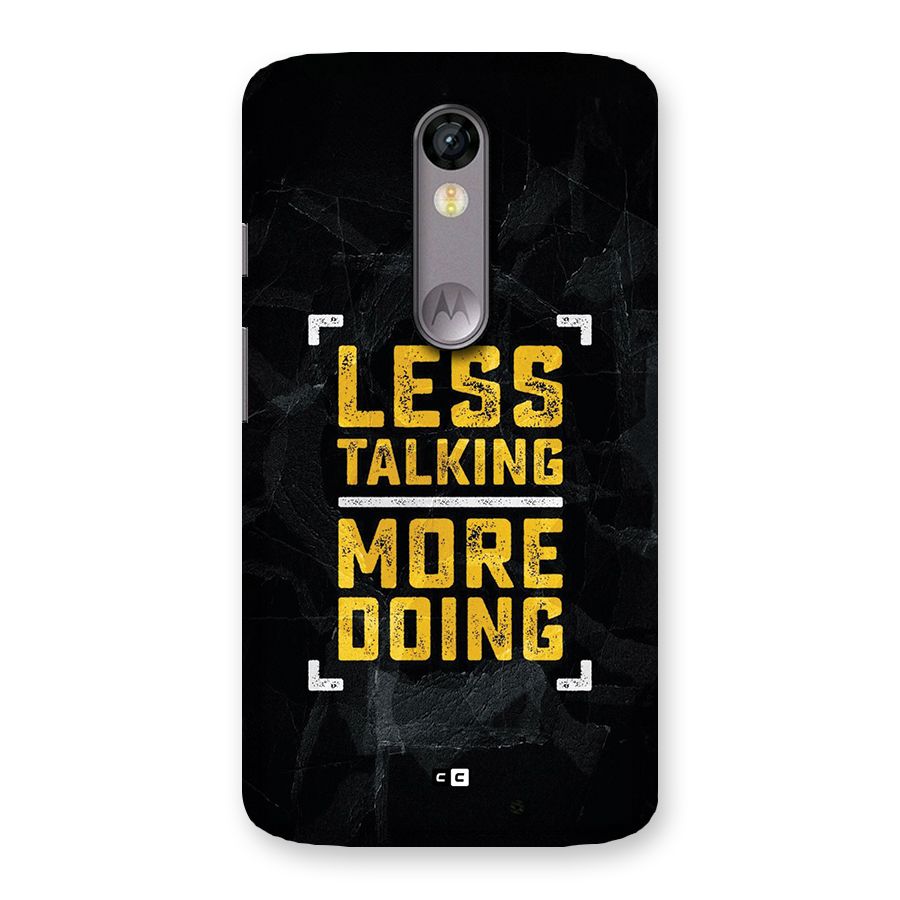 Less Talking Back Case for Moto X Force