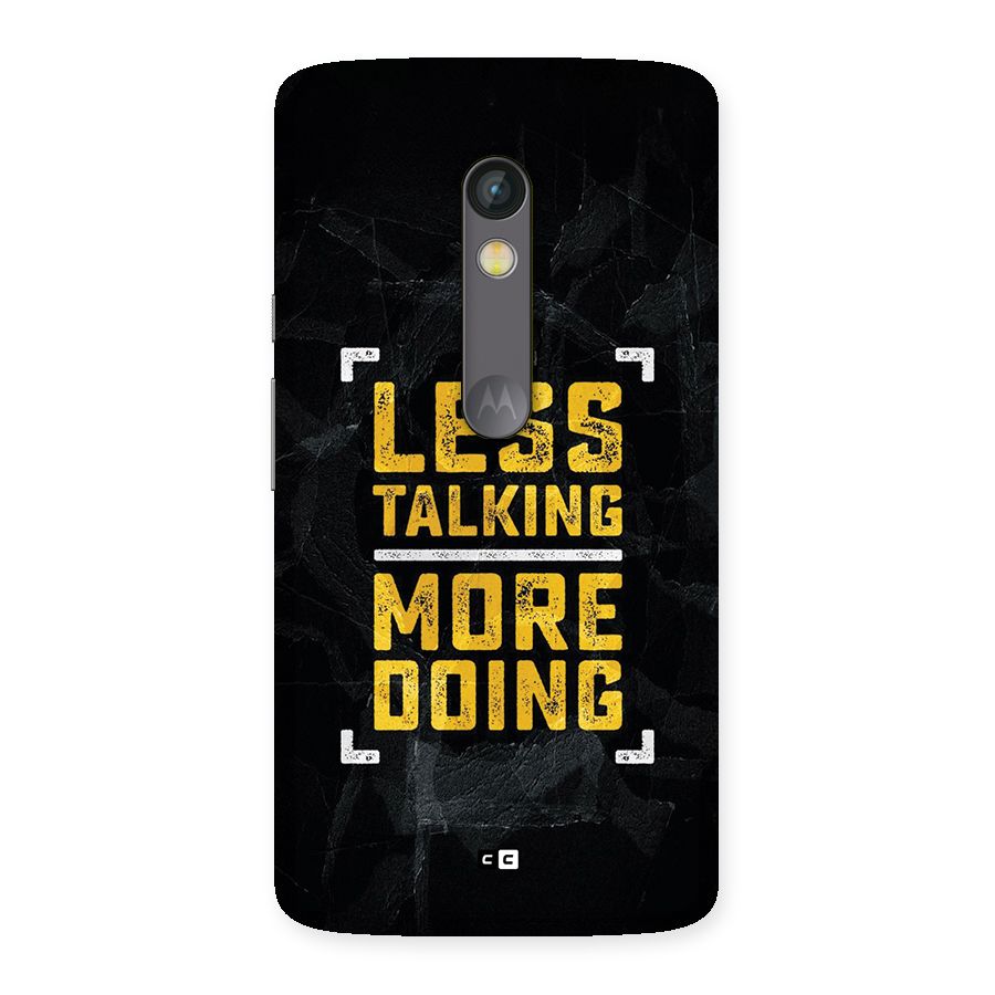 Less Talking Back Case for Moto X Play