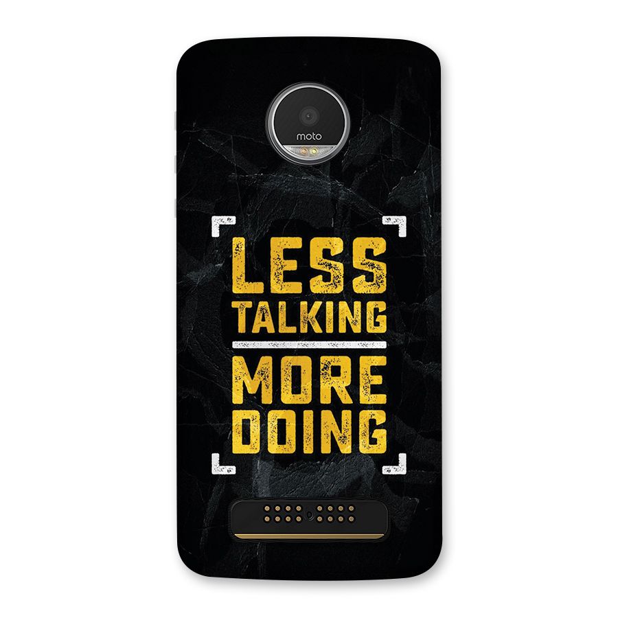 Less Talking Back Case for Moto Z Play