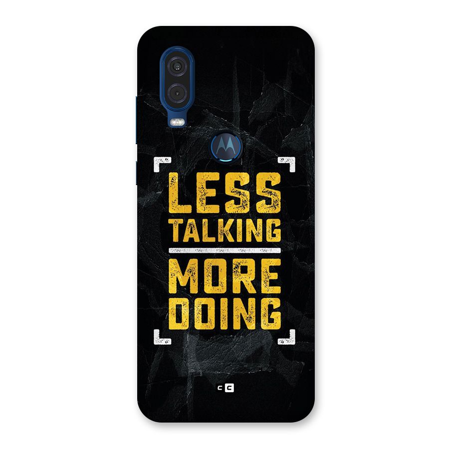 Less Talking Back Case for Motorola One Vision