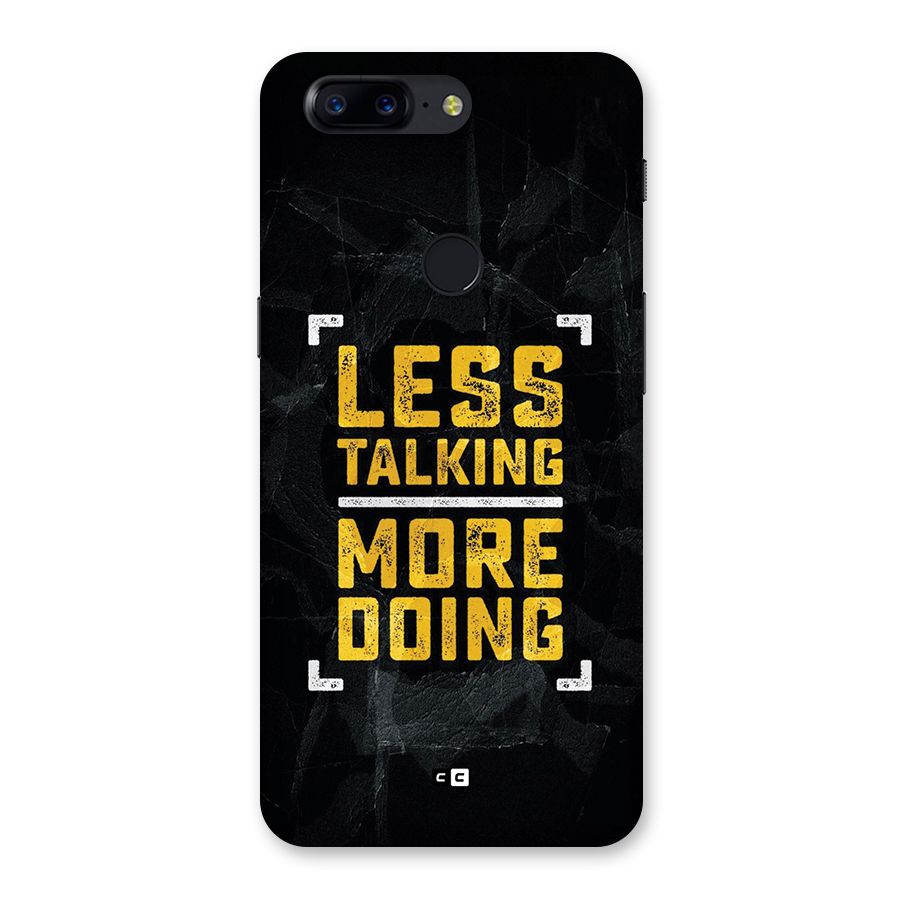 Less Talking Back Case for OnePlus 5T