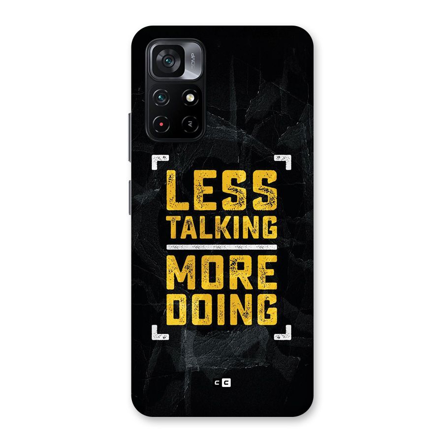 Less Talking Back Case for Poco M4 Pro 5G