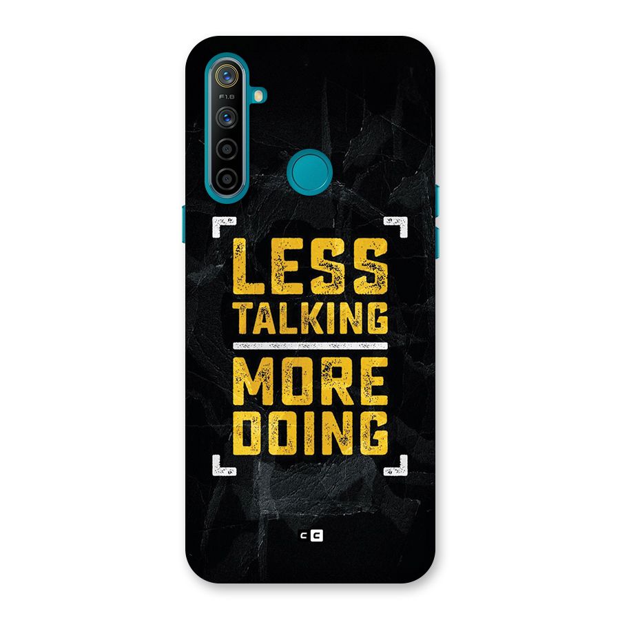 Less Talking Back Case for Realme 5i