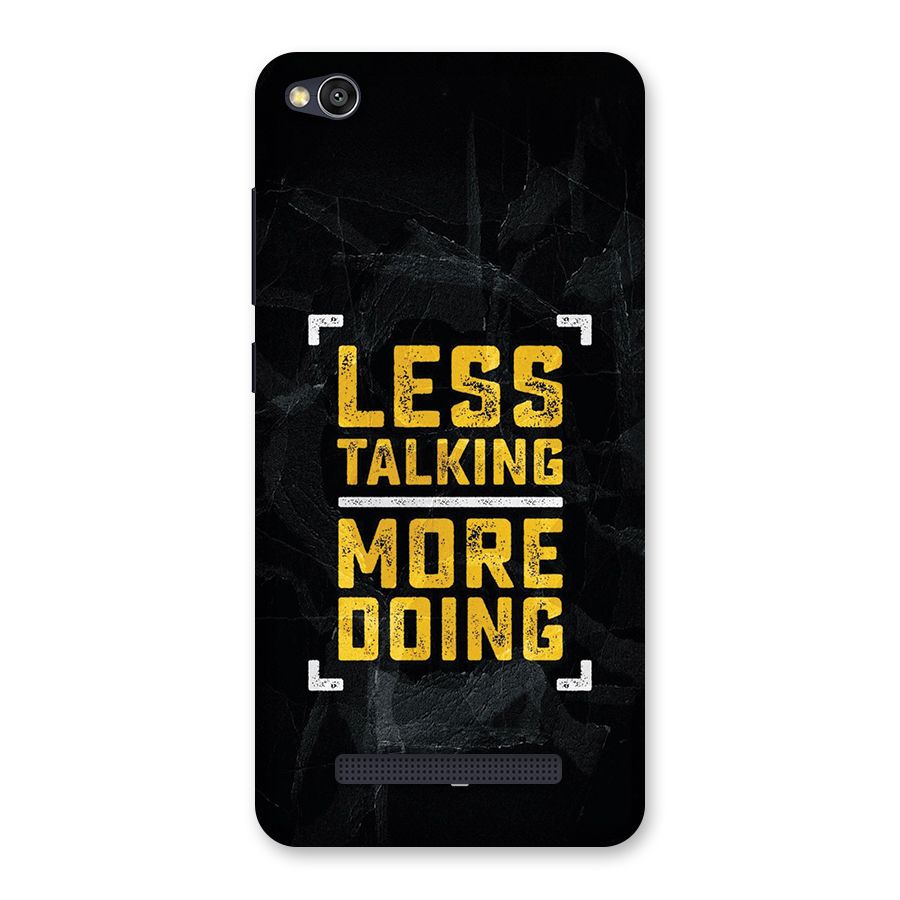 Less Talking Back Case for Redmi 4A