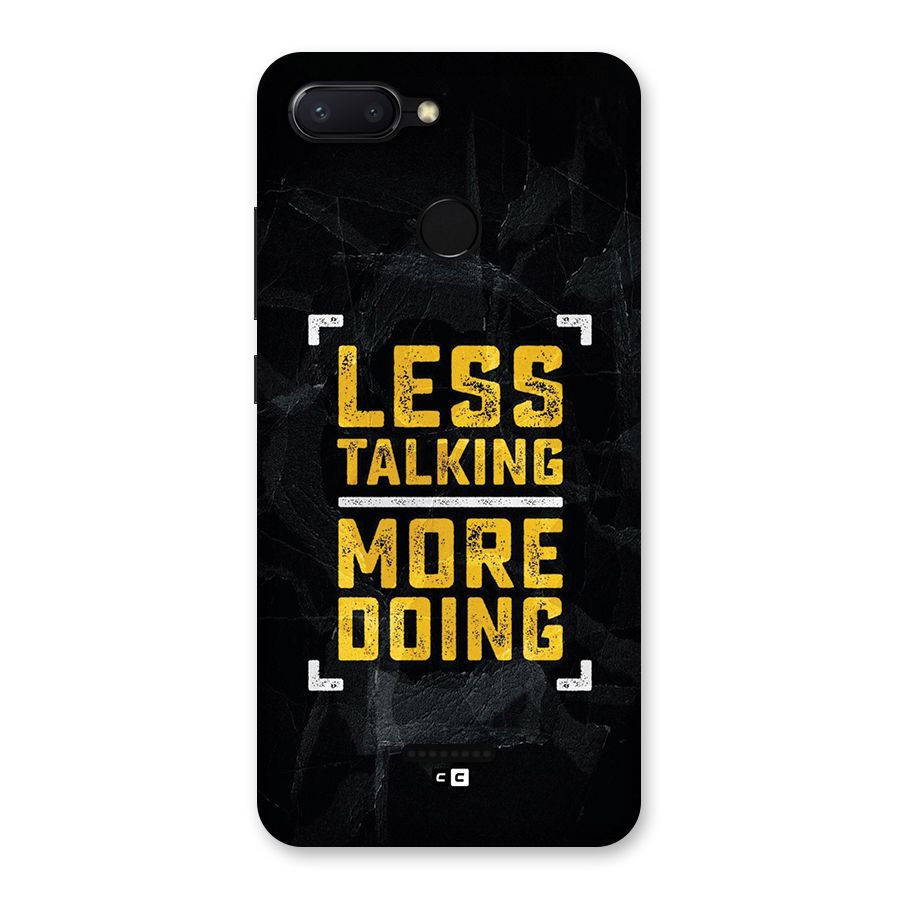Less Talking Back Case for Redmi 6