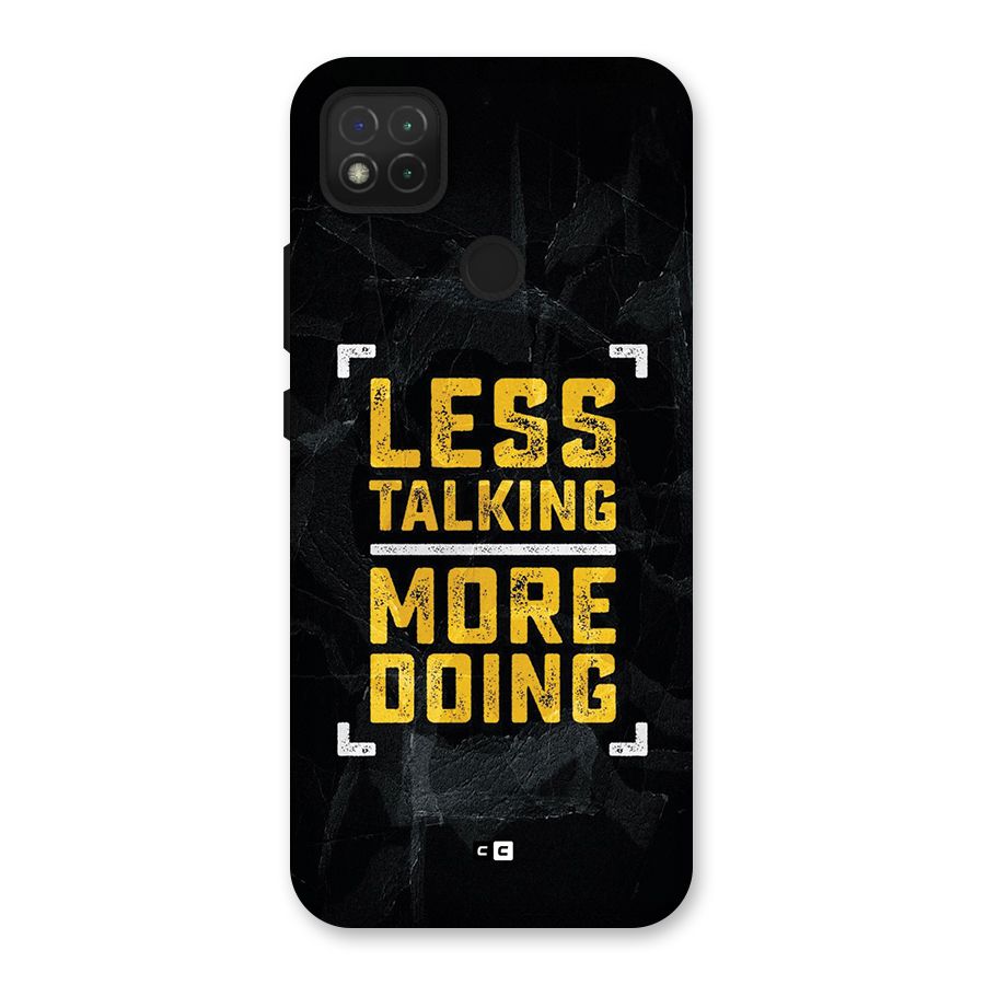 Less Talking Back Case for Redmi 9C