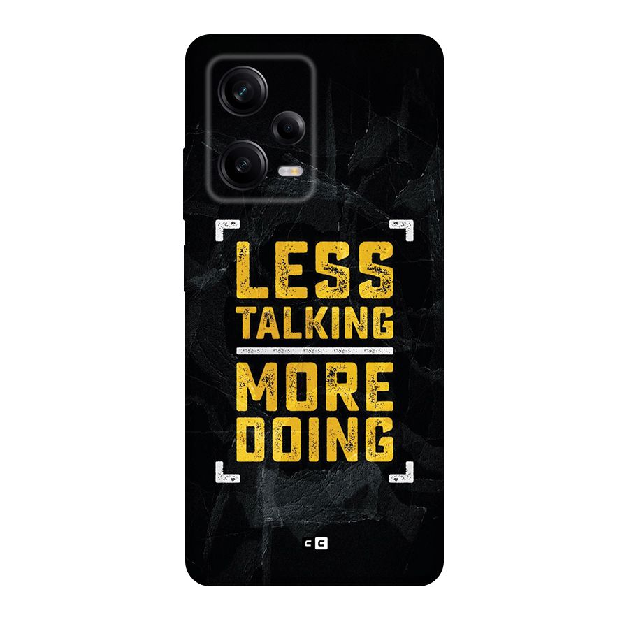 Less Talking Back Case for Redmi Note 12 Pro
