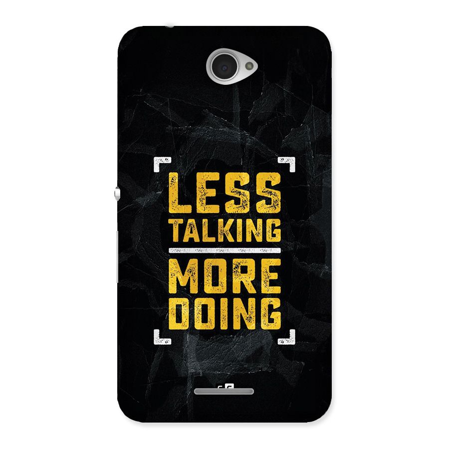 Less Talking Back Case for Xperia E4