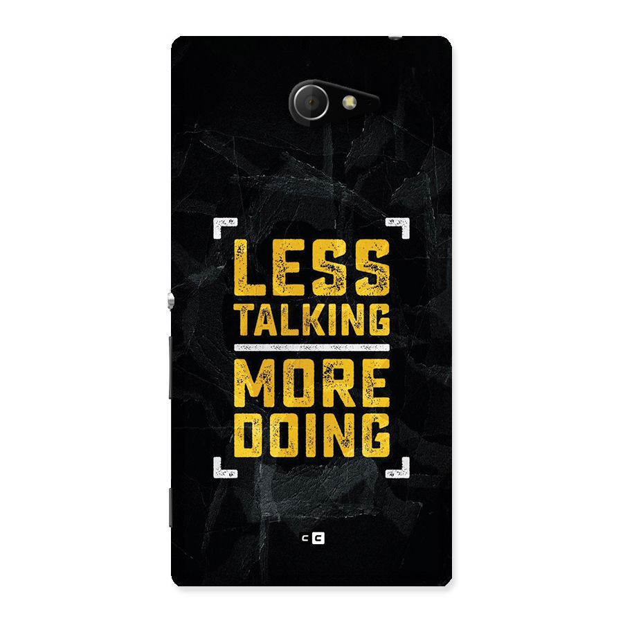 Less Talking Back Case for Xperia M2