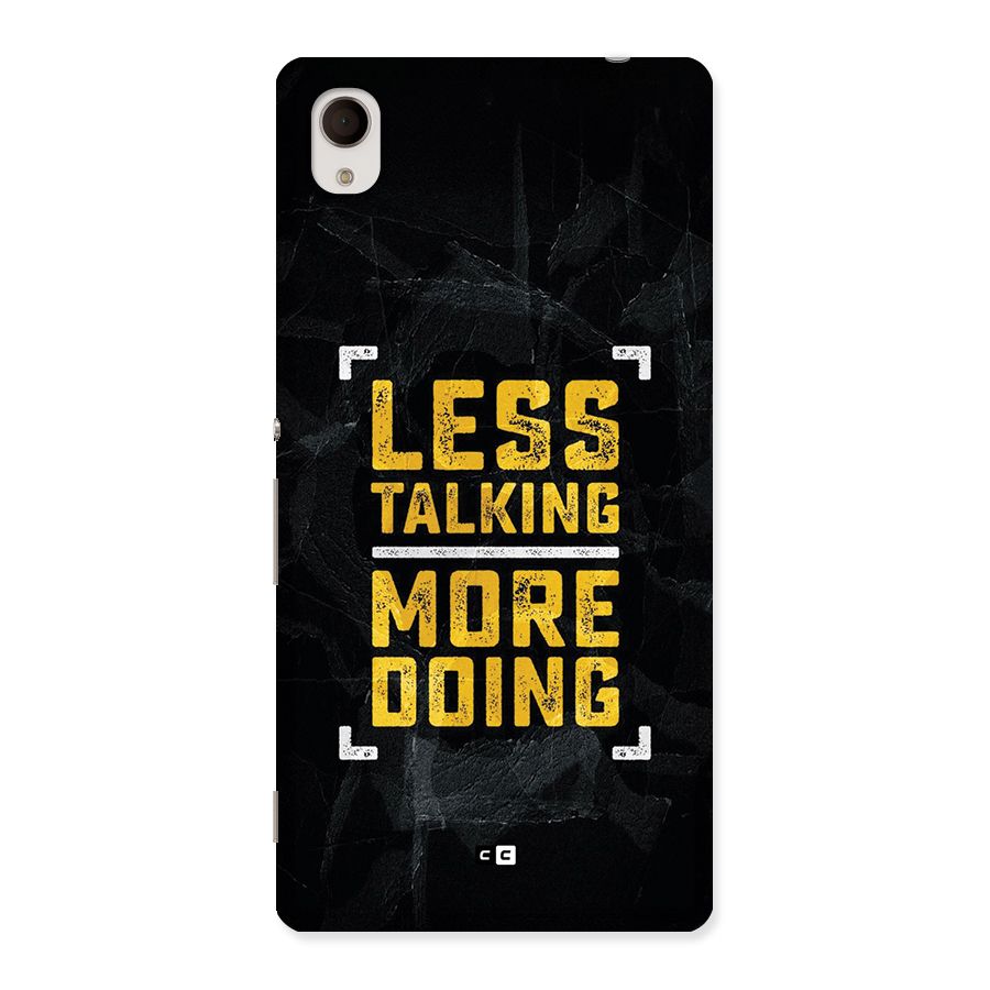 Less Talking Back Case for Xperia M4 Aqua