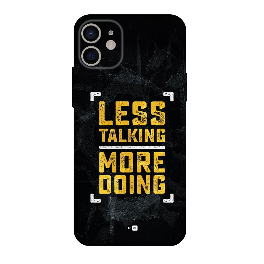 Less Talking Back Case for iPhone 11
