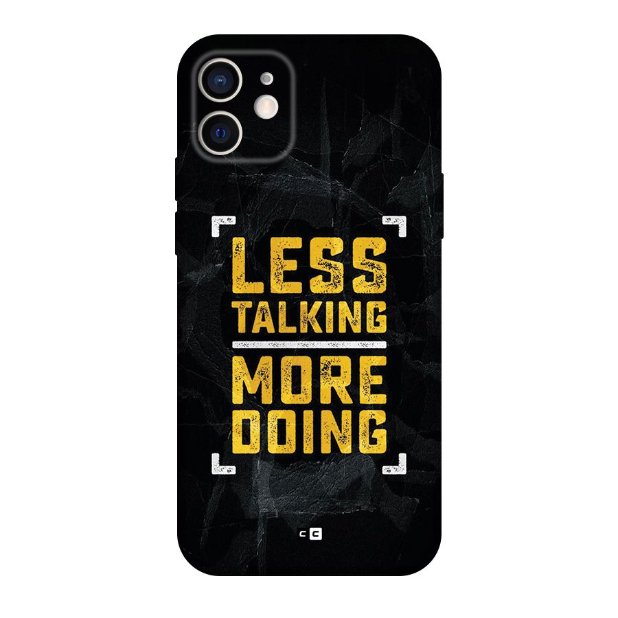 Less Talking Back Case for iPhone 12