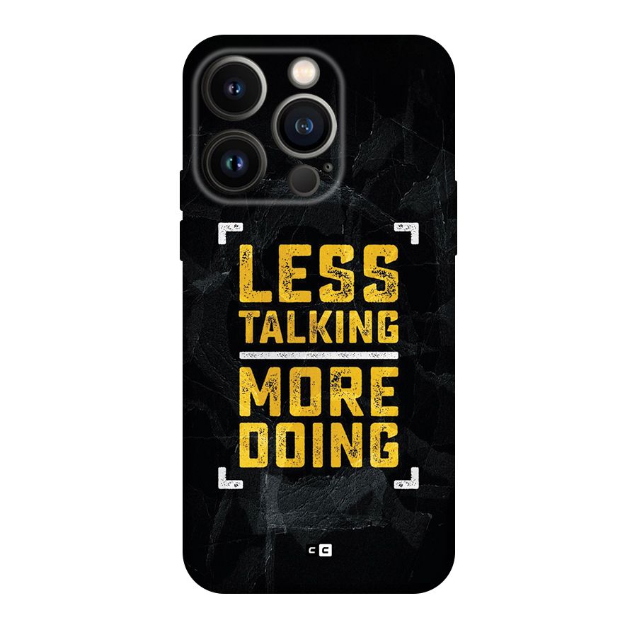 Less Talking Back Case for iPhone 14 Pro