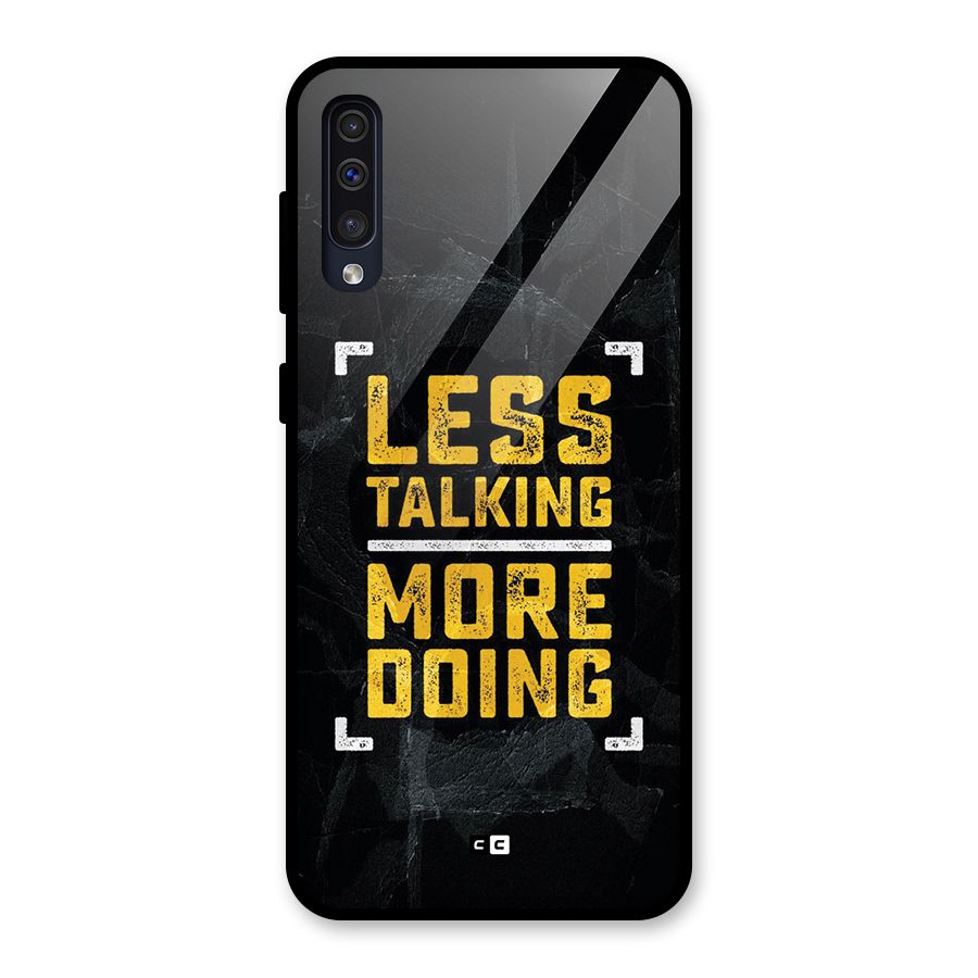 Less Talking Glass Back Case for Galaxy A30s
