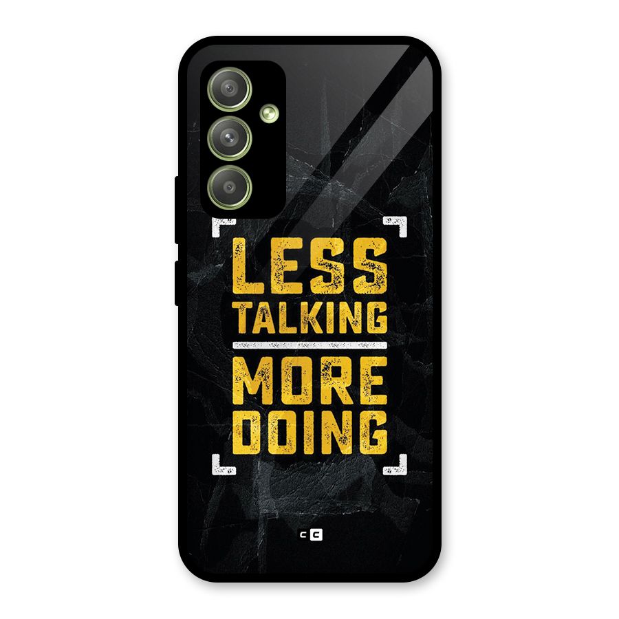 Less Talking Glass Back Case for Galaxy A54