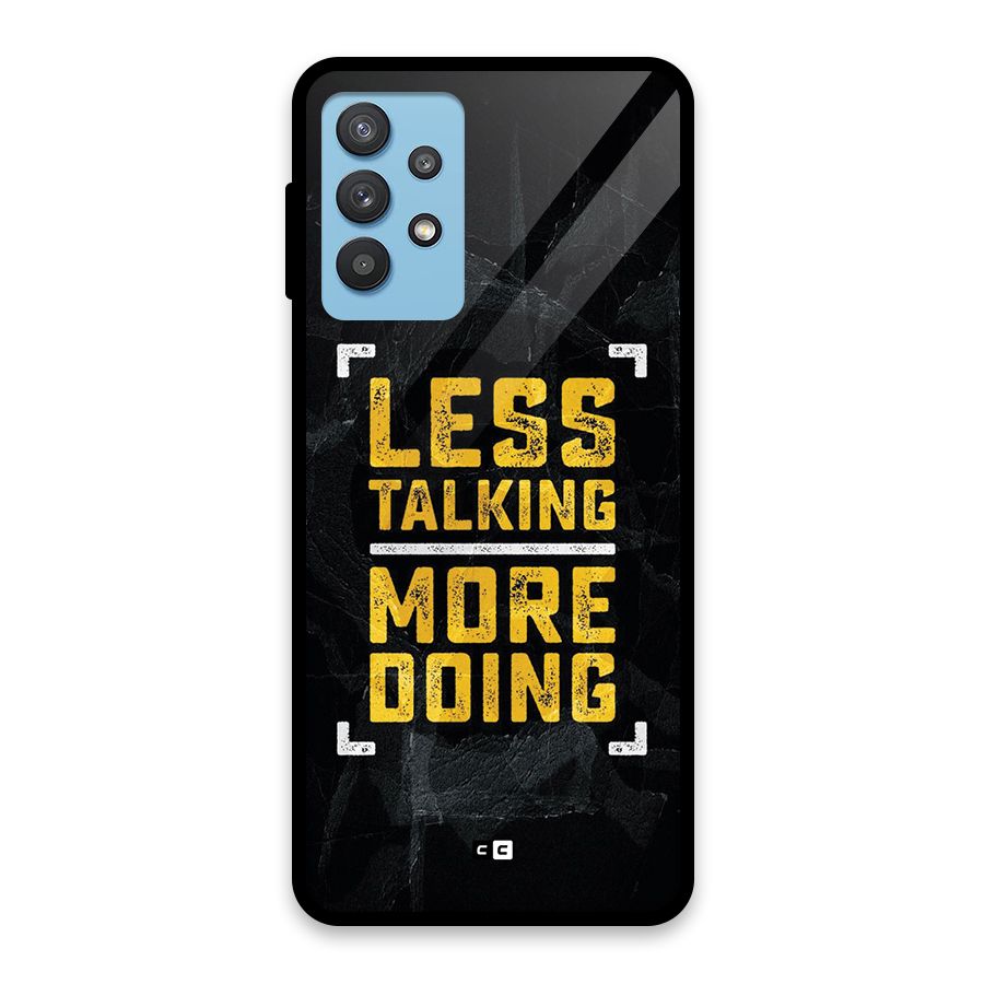Less Talking Glass Back Case for Galaxy M32 5G