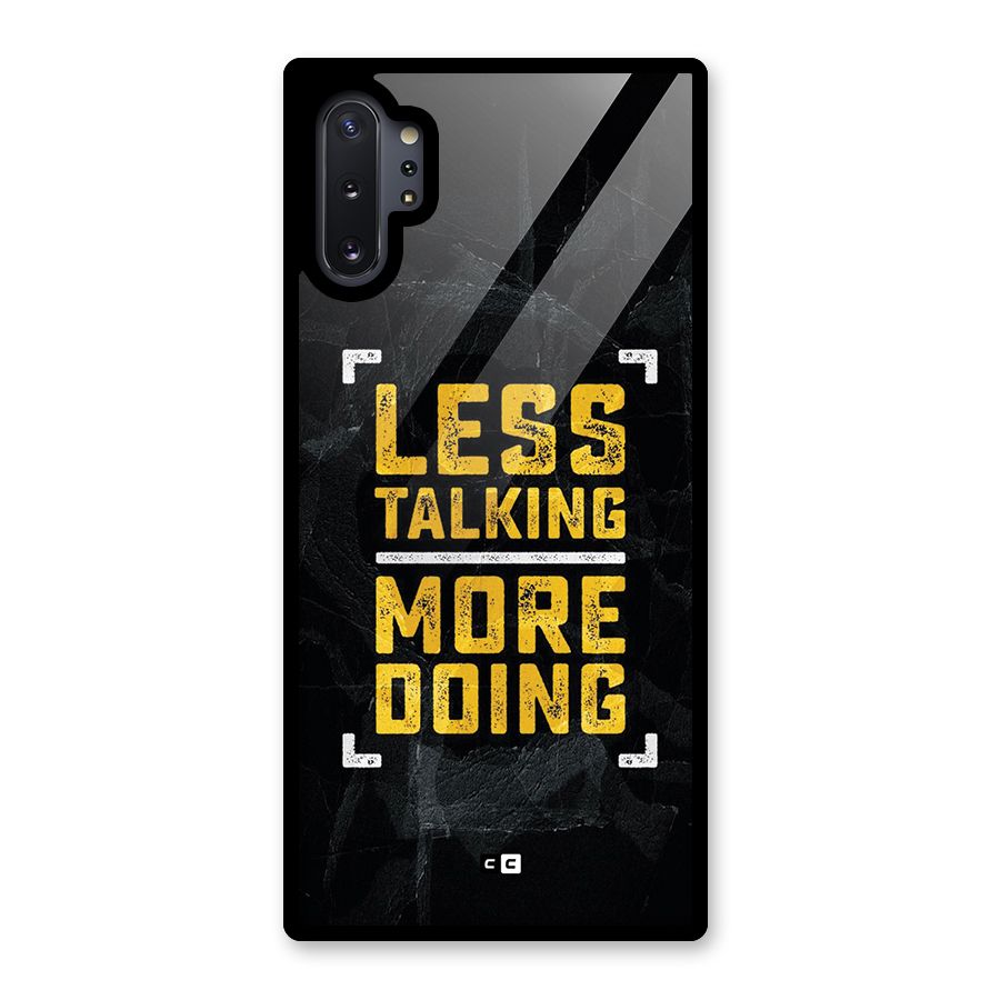Less Talking Glass Back Case for Galaxy Note 10 Plus