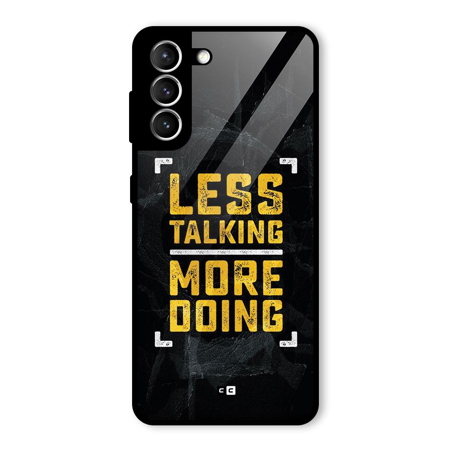 Less Talking Glass Back Case for Galaxy S21 5G