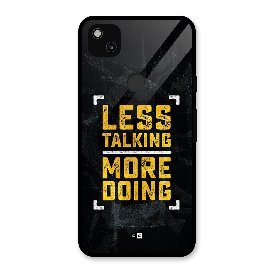Less Talking Glass Back Case for Google Pixel 4a