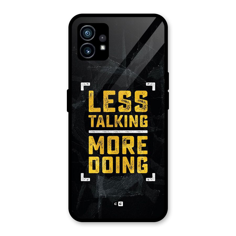 Less Talking Glass Back Case for Nothing Phone 1