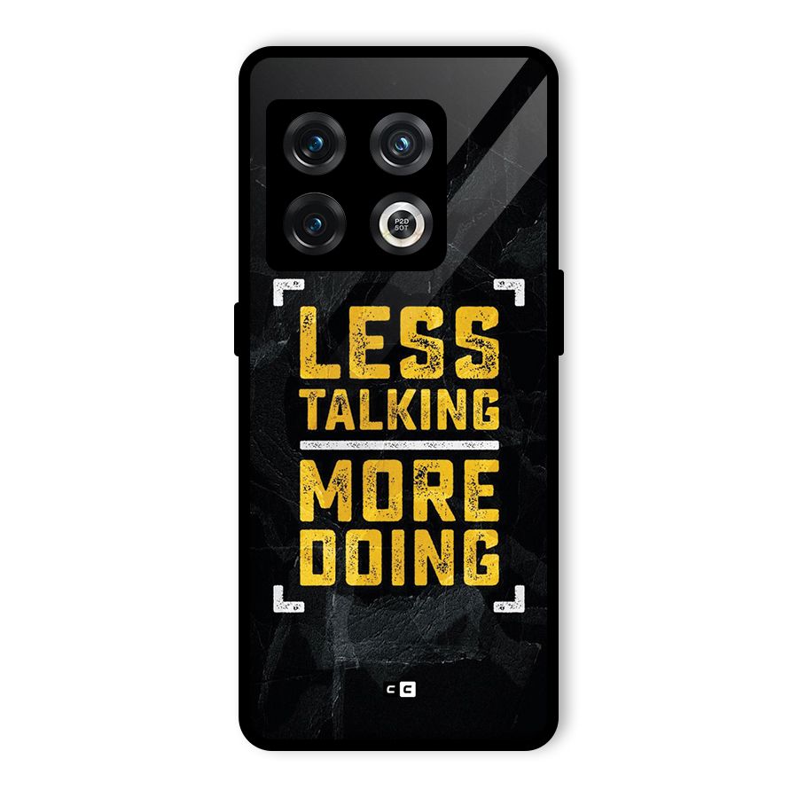 Less Talking Glass Back Case for OnePlus 10 Pro 5G