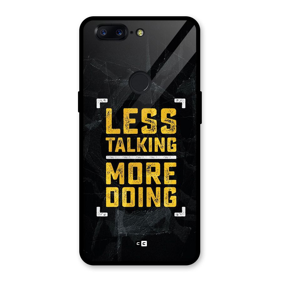Less Talking Glass Back Case for OnePlus 5T