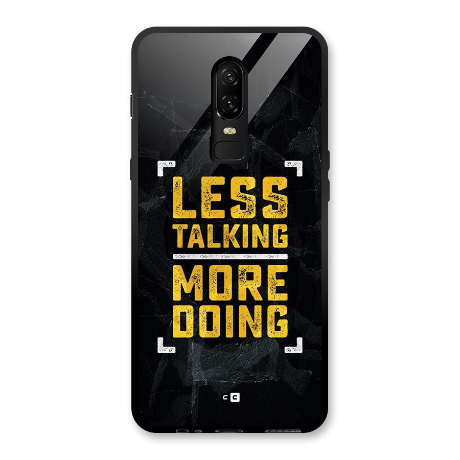 Less Talking Glass Back Case for OnePlus 6