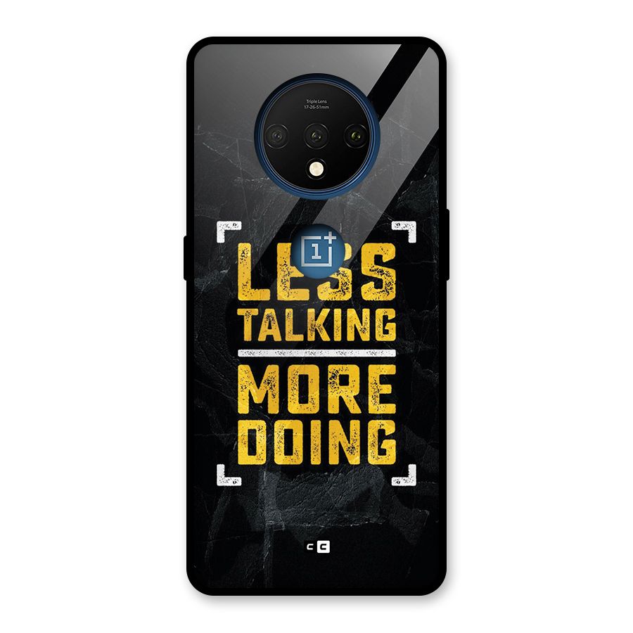 Less Talking Glass Back Case for OnePlus 7T