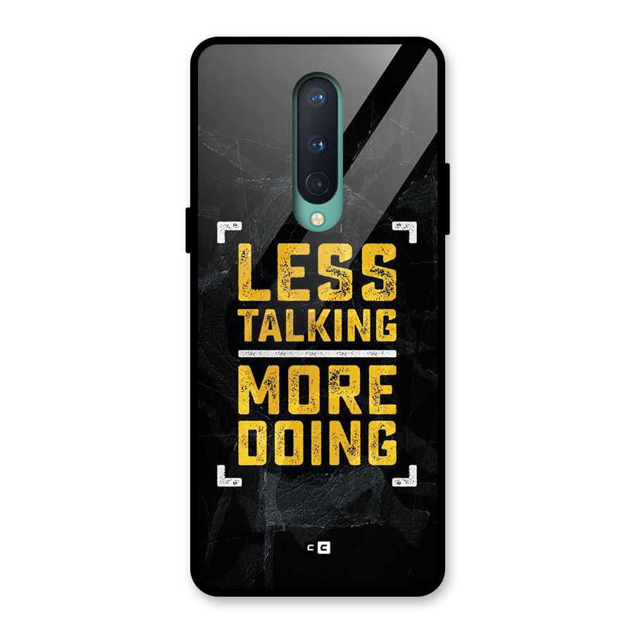 Less Talking Glass Back Case for OnePlus 8
