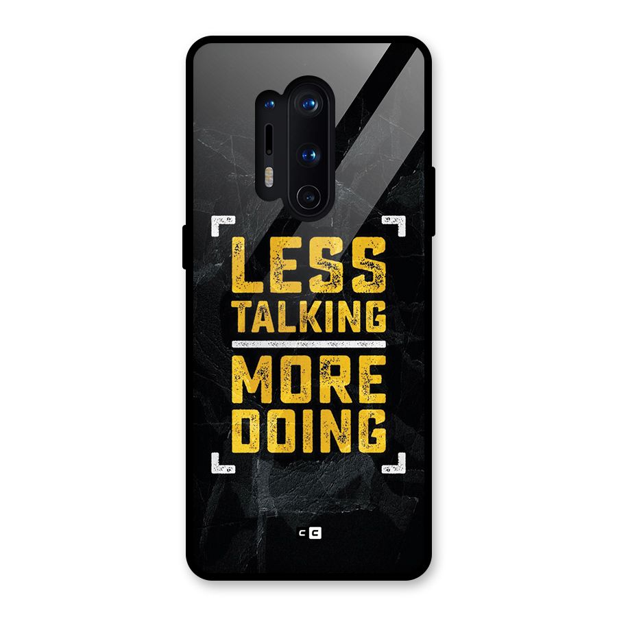 Less Talking Glass Back Case for OnePlus 8 Pro
