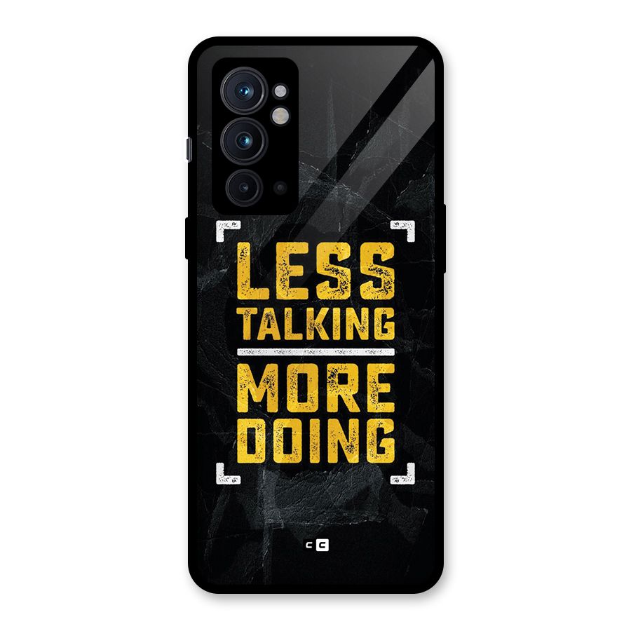 Less Talking Glass Back Case for OnePlus 9RT 5G