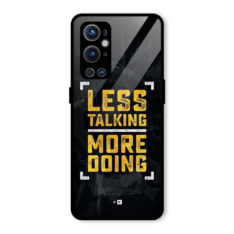 Less Talking Glass Back Case for OnePlus 9 Pro