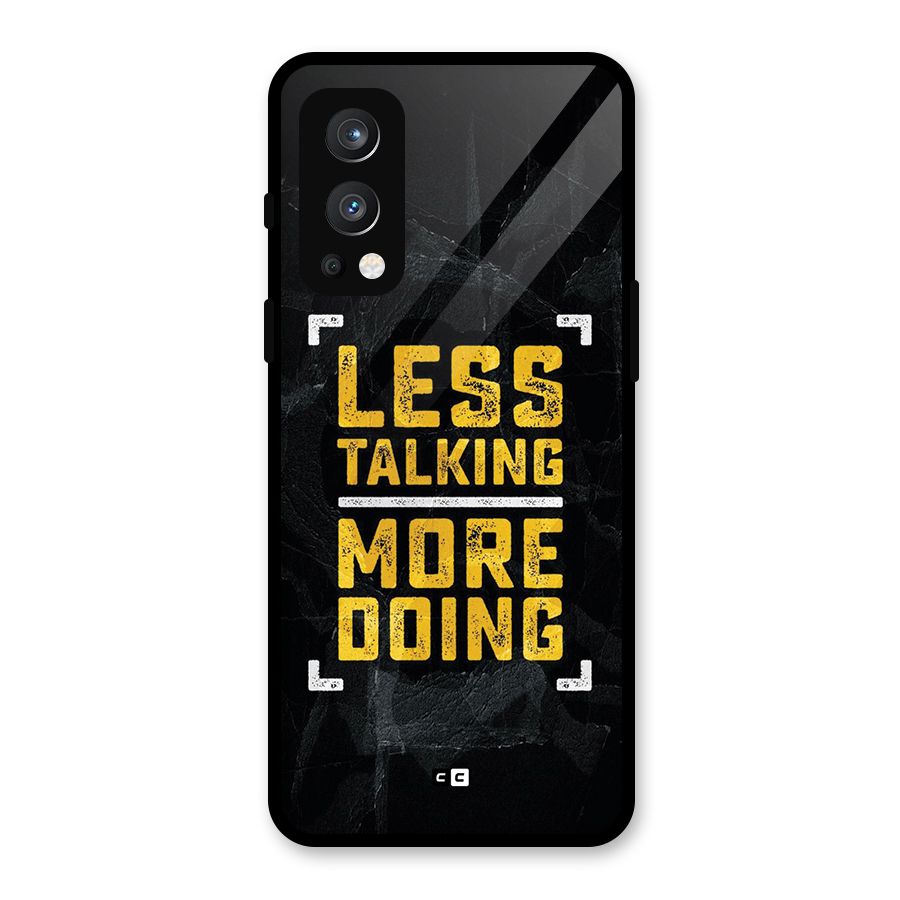 Less Talking Glass Back Case for OnePlus Nord 2 5G