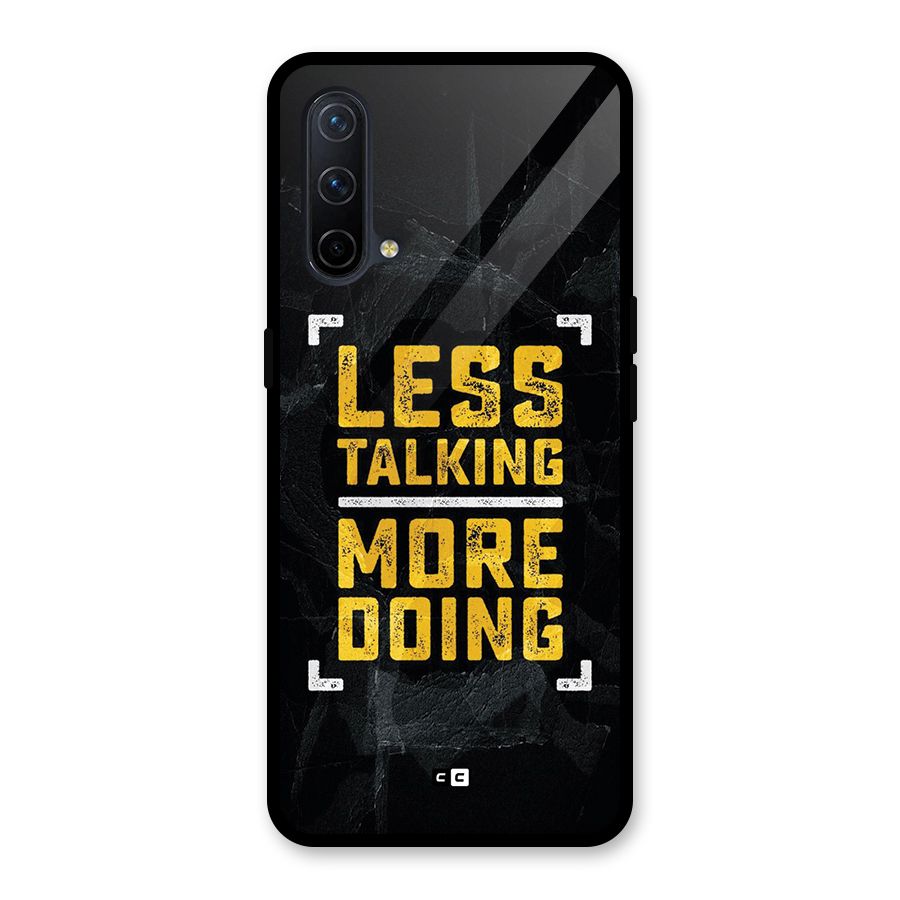 Less Talking Glass Back Case for OnePlus Nord CE 5G