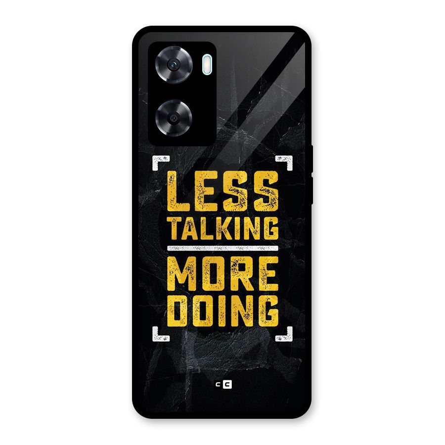 Less Talking Glass Back Case for Oppo A77