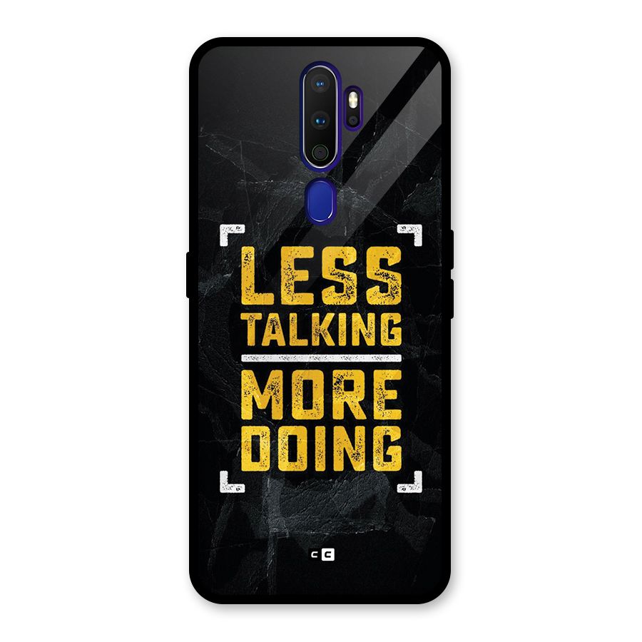 Less Talking Glass Back Case for Oppo A9 (2020)